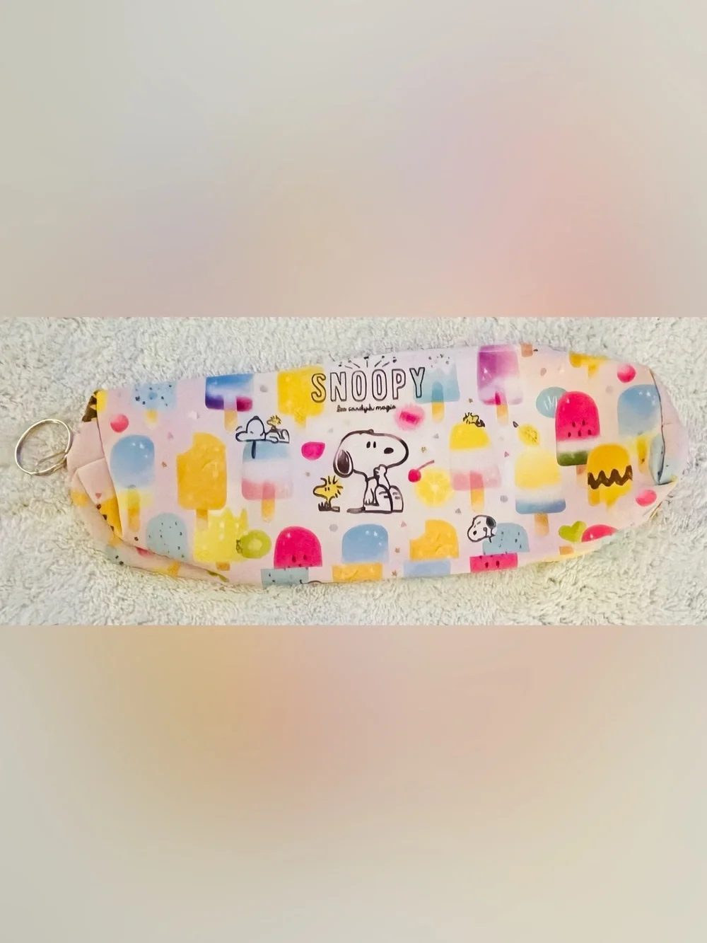 Snoopy Pink Popsicle Case